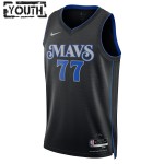 Maillot NBA Dallas Mavericks Luka Doncic Nike 2023-24 City Edition Noir Swingman - Enfant